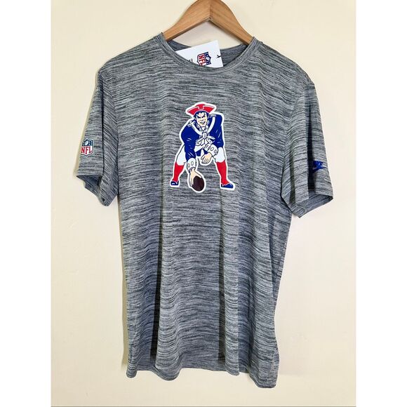 Nike Dri Fit New England Patriots Game Day Velocity Shirt Size Medium - Picture 2 of 4